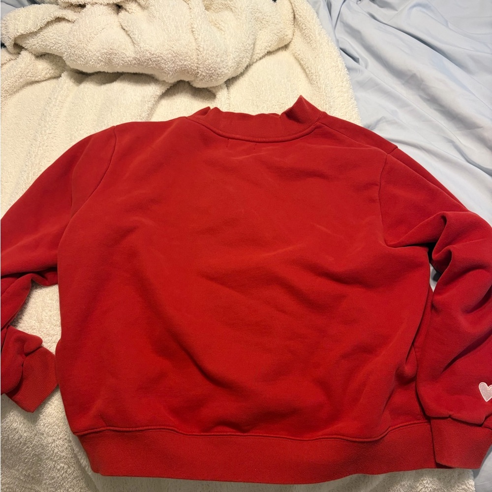 Parke Red Mockneck Sweatshirt - Women's - Picture 2 of 2